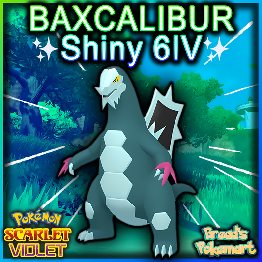 Shiny 6IV Baxcalibur - Battle Ready + EVs - lv100