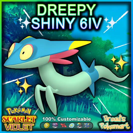 Shiny 6IV Dreepy Egg - Hatch your own shiny!