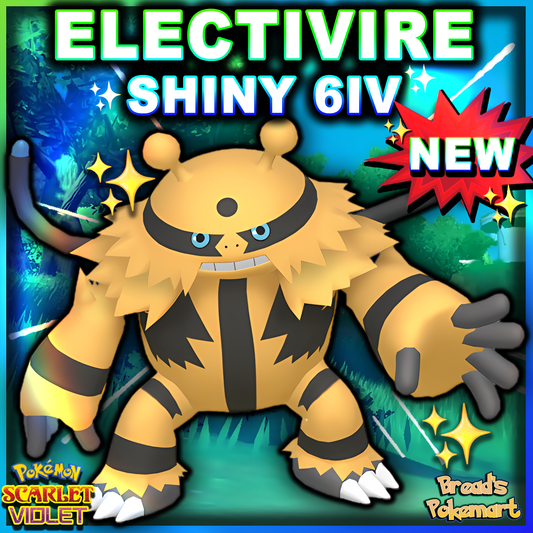 Shiny 6IV Electivire - Battle Ready + EVs - lv100