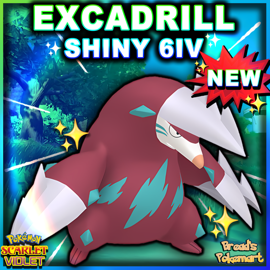 Shiny 6IV Excadrill - Battle Ready + EVs - lv100