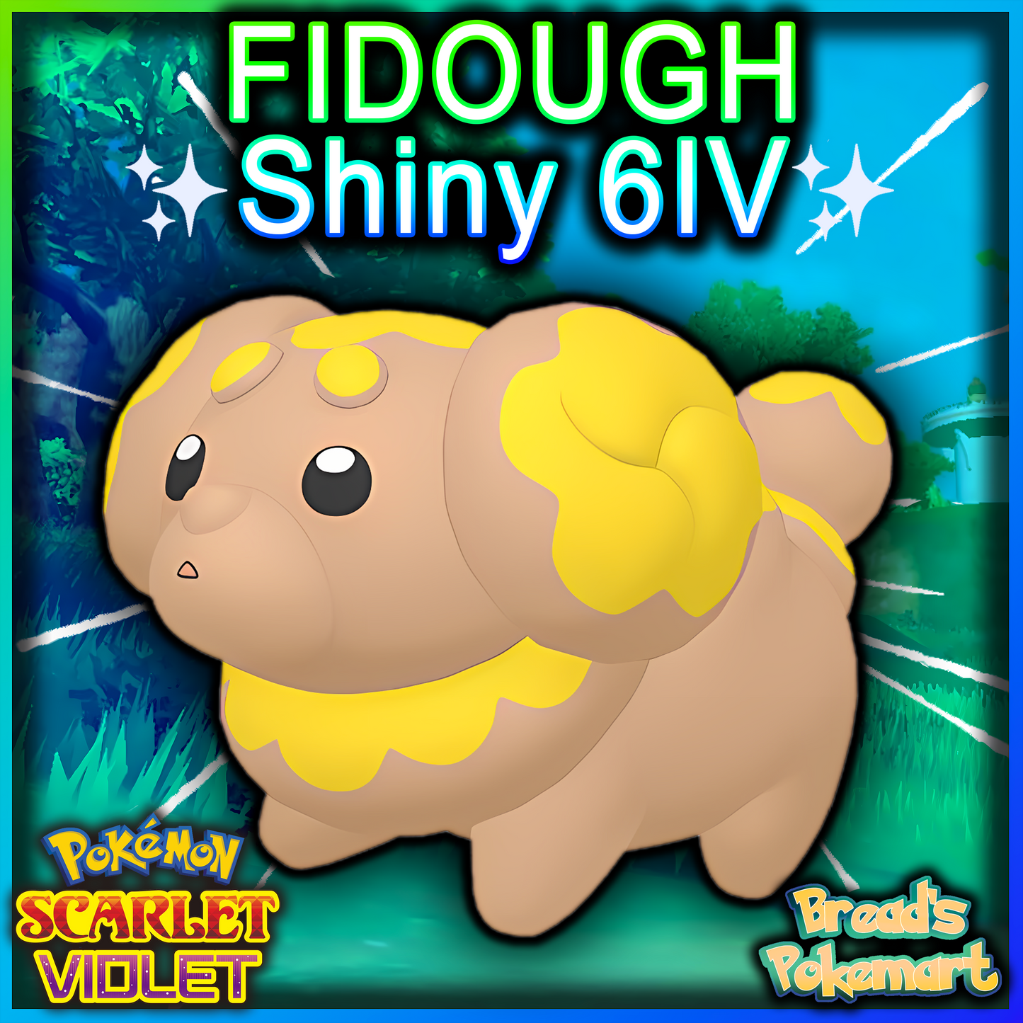 Shiny 6IV Fidough Egg - Hatch your own shiny!