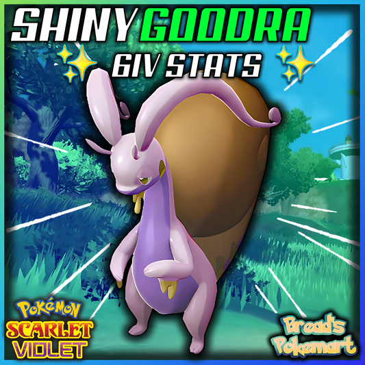 Shiny 6IV Hisuian Goodra - Battle Ready + EVs - lv100