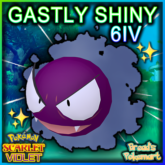 Shiny 6IV Gastly Egg - Hatch your own shiny!