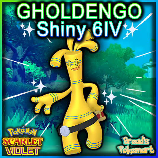 Shiny 6IV Gholdengo - Battle Ready + EVs - lv100