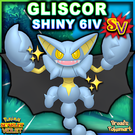 Shiny 6IV Gliscor - Battle Ready + EVs - lv100