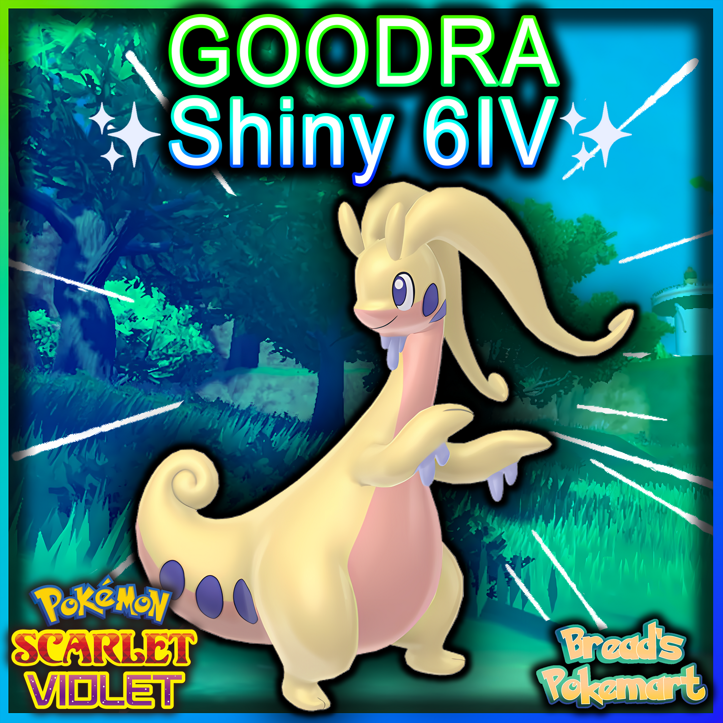 Shiny 6IV Goodra - Battle Ready + EVs - lv100