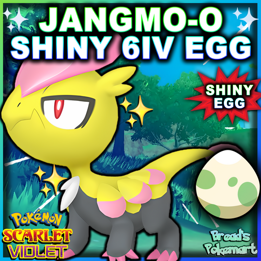 Shiny 6IV Jangmo-o Egg - Hatch your own shiny!