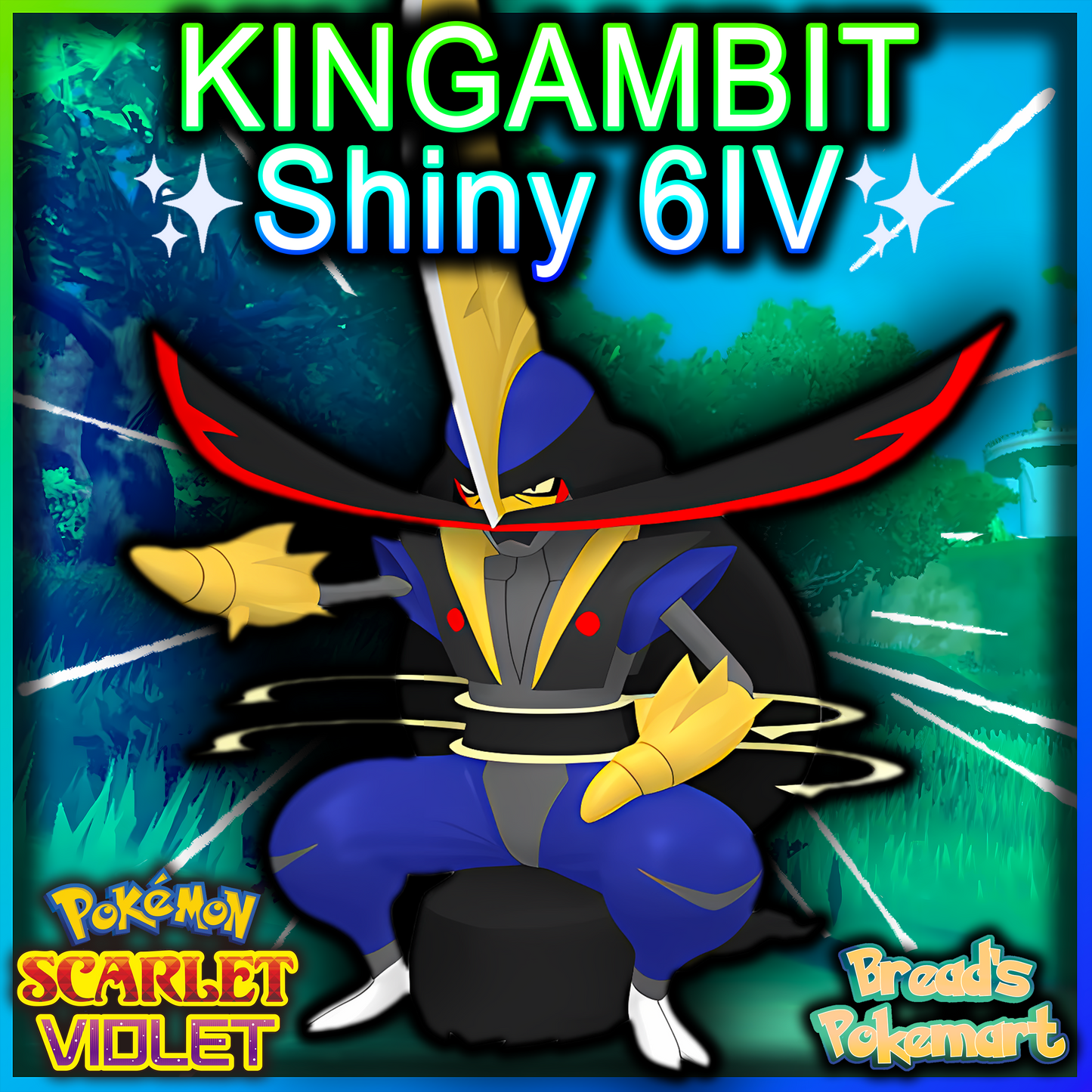 Shiny 6IV Kingambit - Battle Ready + EVs - lv100