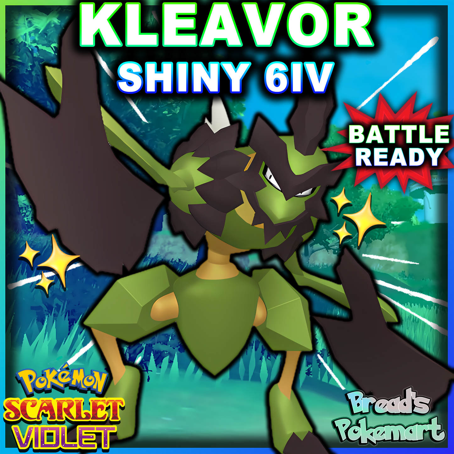 Shiny 6IV Kleavor - Battle Ready + EVs - lv100