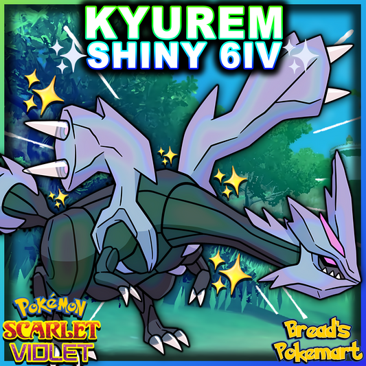 Shiny 6IV Kyurem - lv100 Legendary - Battle Ready + EVs