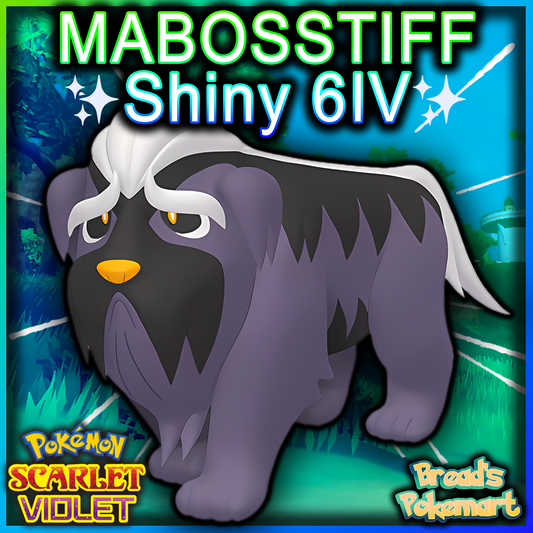 Shiny 6IV Mabosstiff - Battle Ready + EVs - lv100