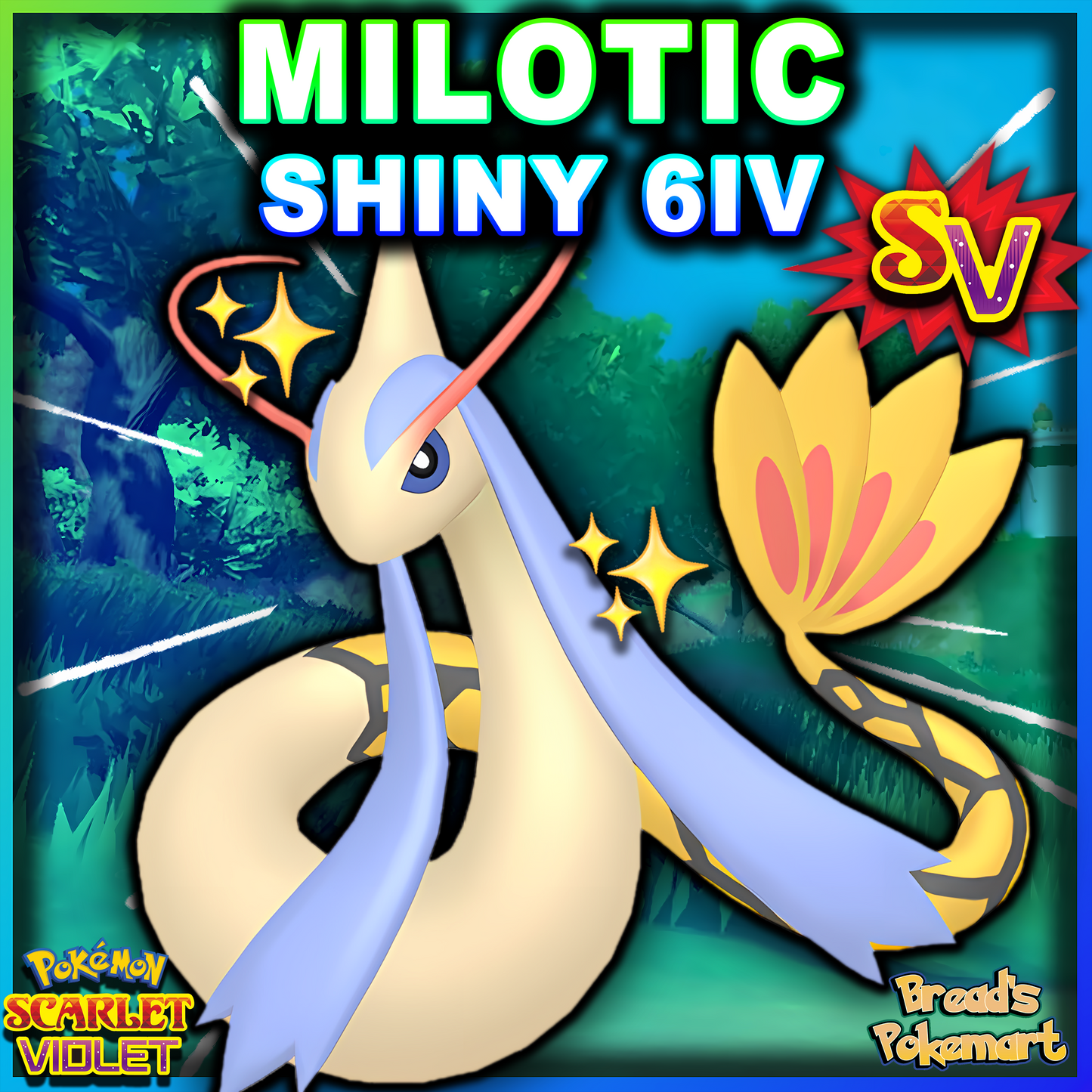 Shiny 6IV Milotic - Battle Ready + EVs - lv100