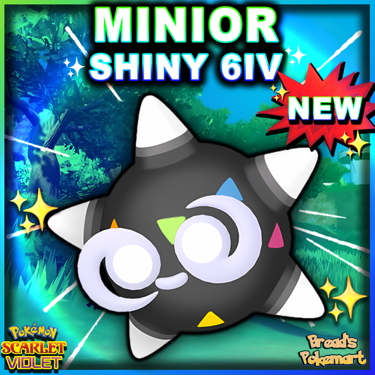 Shiny 6IV Minior - Battle Ready + EVs - lv100