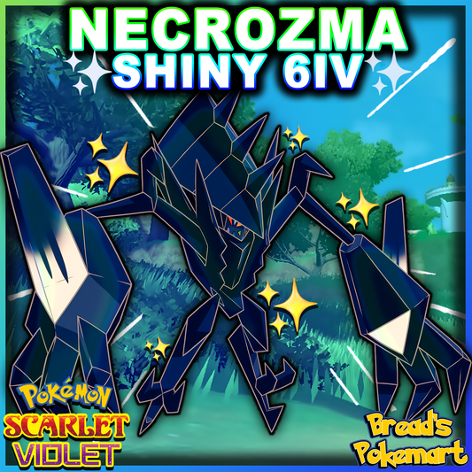 Shiny 6IV Necrozma - lv100 Legendary - Battle Ready + EVs