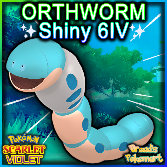 Shiny 6IV Orthworm - Battle Ready + EVs - lv100