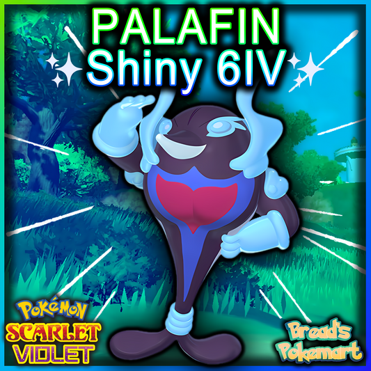 Shiny 6IV Palafin - Battle Ready + EVs - lv100