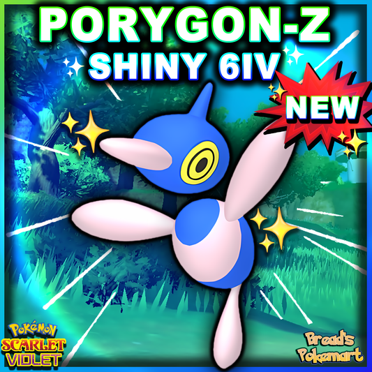 Shiny 6IV Porygon-Z - Battle Ready + EVs - lv100