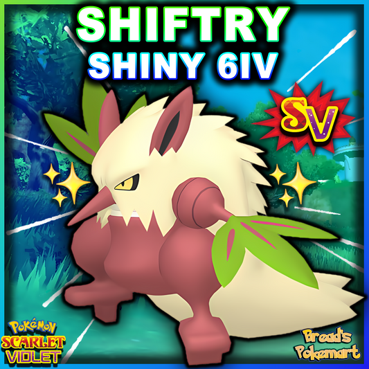 Shiny 6IV Shiftry - Battle Ready + EVs - lv100