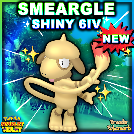 Shiny 6IV Smeargle - Battle Ready + EVs - lv100