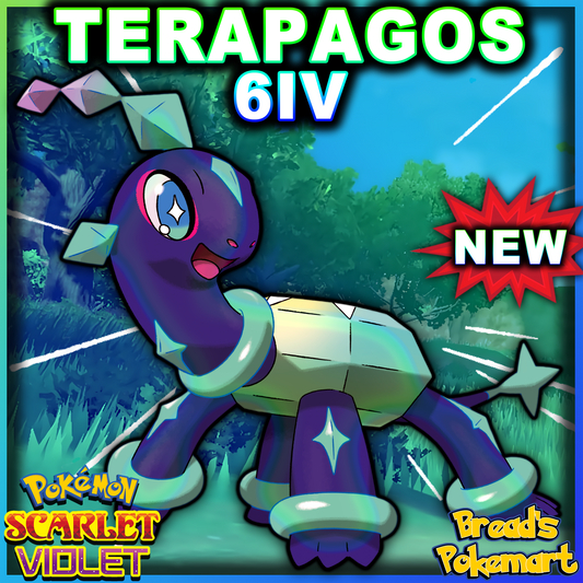 6IV Terapagos - lv100 Legendary - Battle Ready + EVs