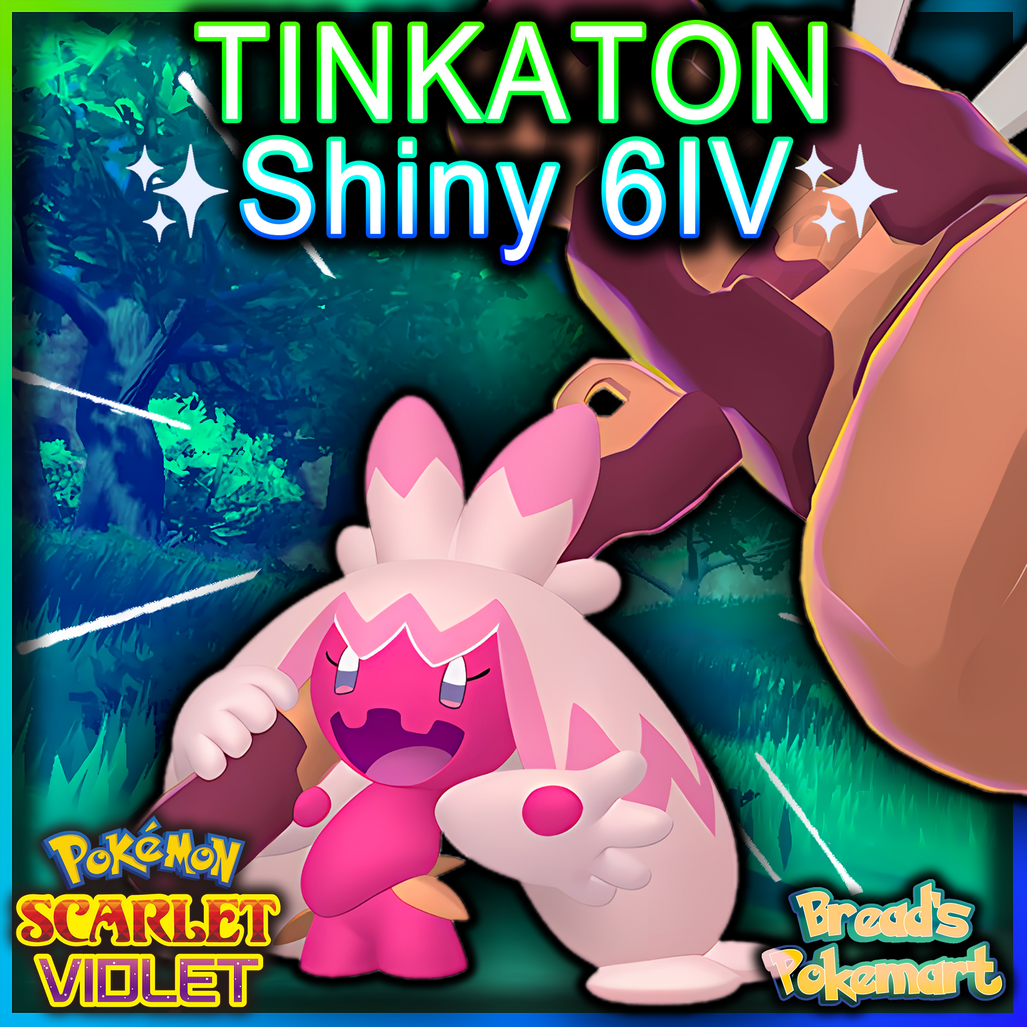 Shiny 6IV Tinkaton - Battle Ready + EVs - lv100