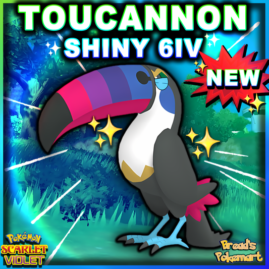 Shiny 6IV Toucannon - Battle Ready + EVs - lv100