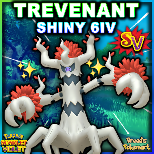 Shiny 6IV Trevenant - Battle Ready + EVs - lv100