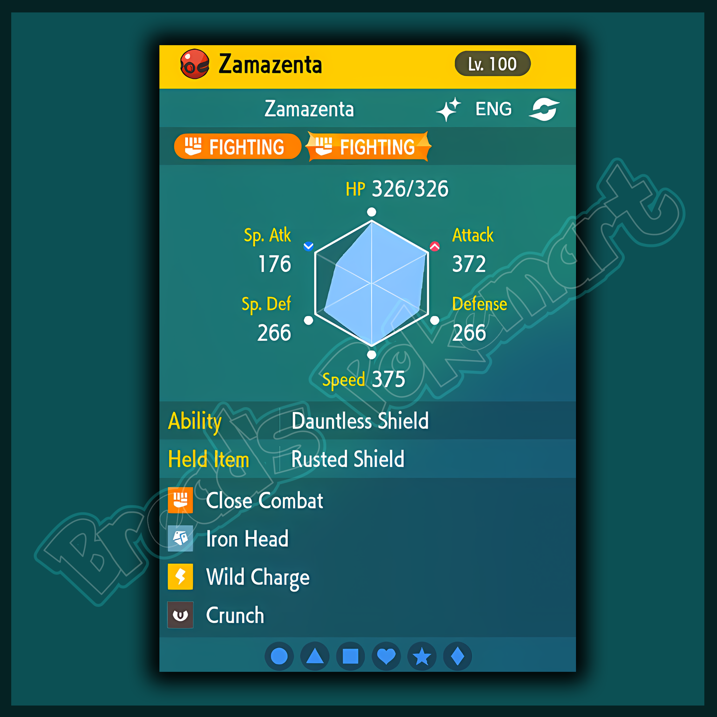 Shiny 6IV Galar Legendaries - Zacian & Zamazenta - lv100 Events