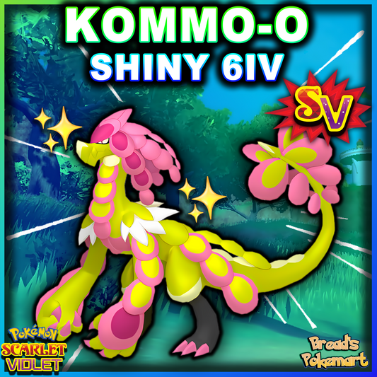 Shiny 6IV Kommo-o - Battle Ready + EVs - lv100