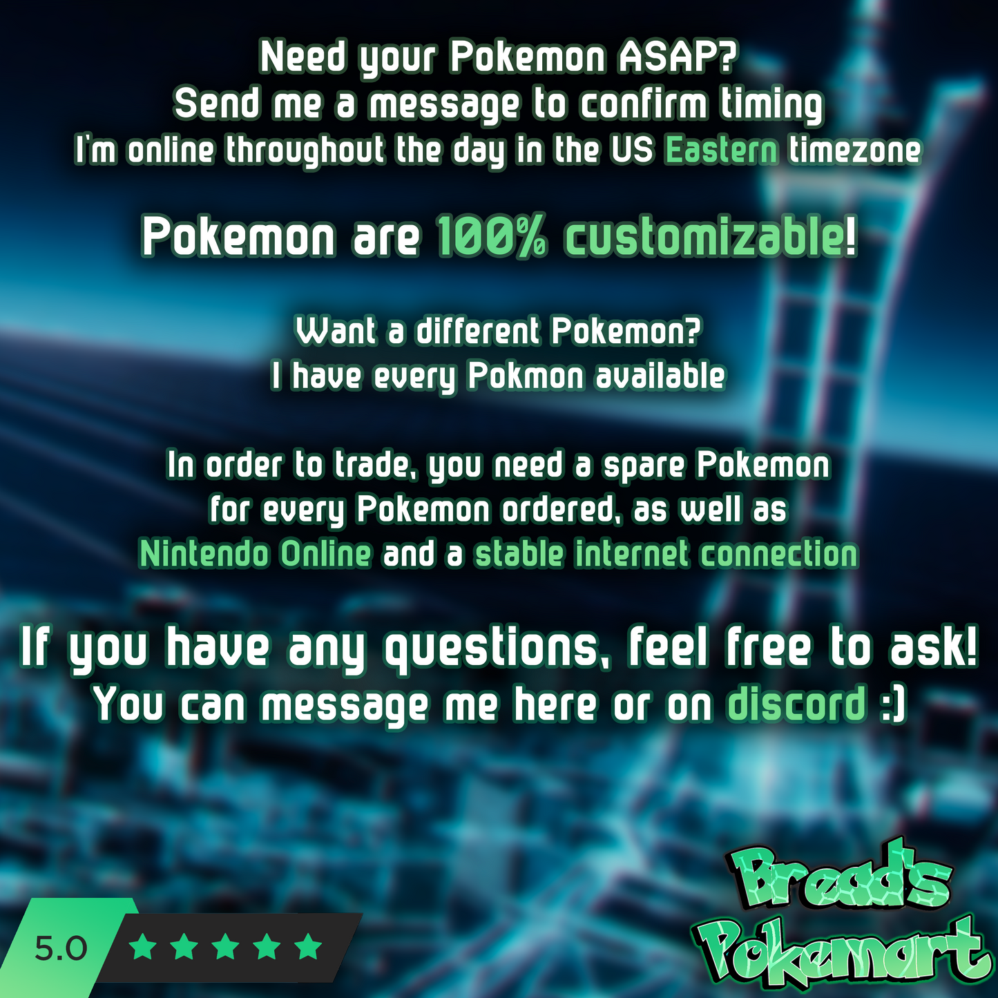 ZA: ANY Shiny 6IV Pokemon