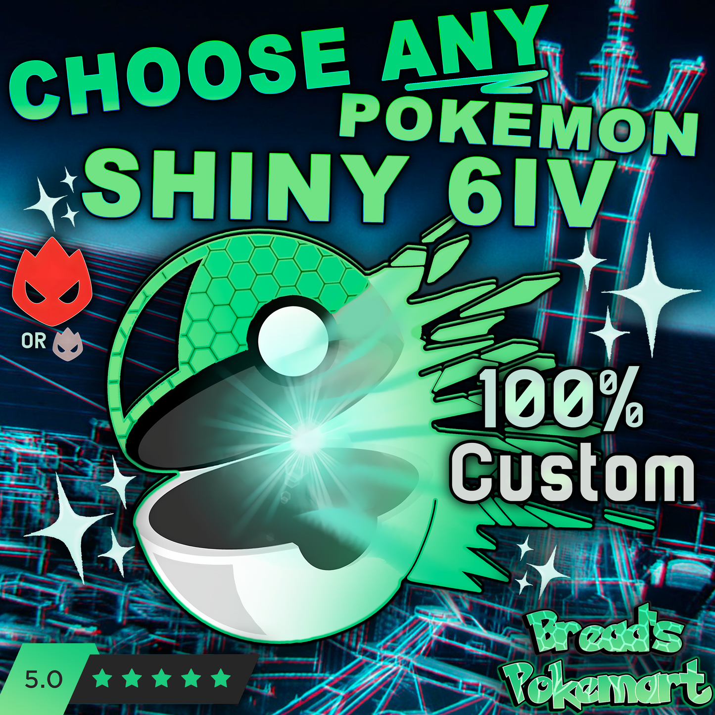 ZA: ANY Shiny 6IV Pokemon